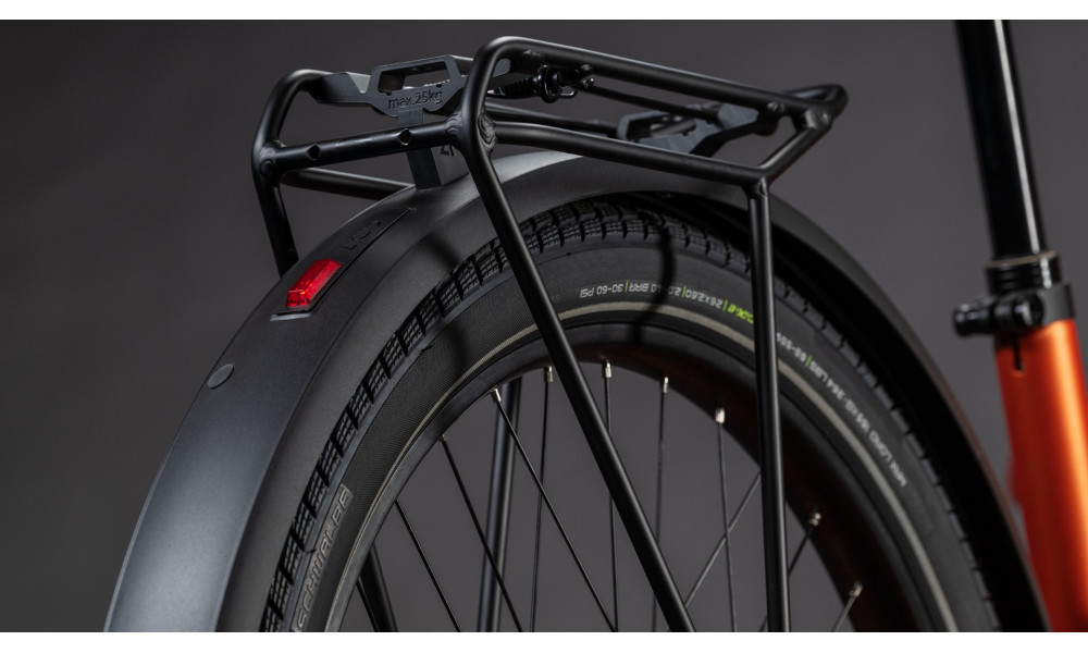 Elektrinis dviratis Cube Cargo Hybrid Comfort SLX 800 26x20 rustorange'n'reflex 2026 - 5