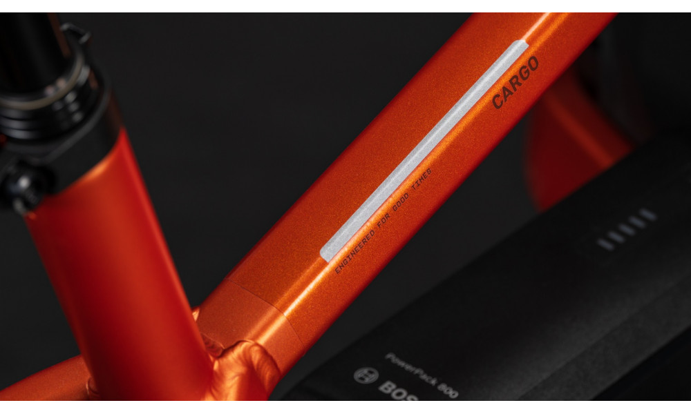 Elektrinis dviratis Cube Cargo Hybrid Comfort SLX 800 26x20 rustorange'n'reflex 2026 - 6