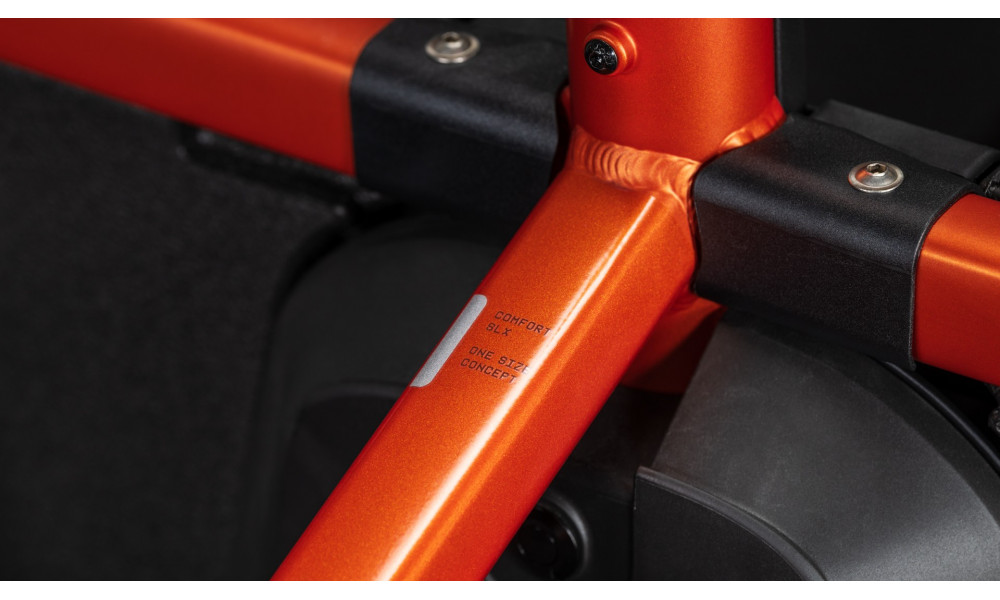 Elektrinis dviratis Cube Cargo Hybrid Comfort SLX 800 26x20 rustorange'n'reflex 2026 - 7