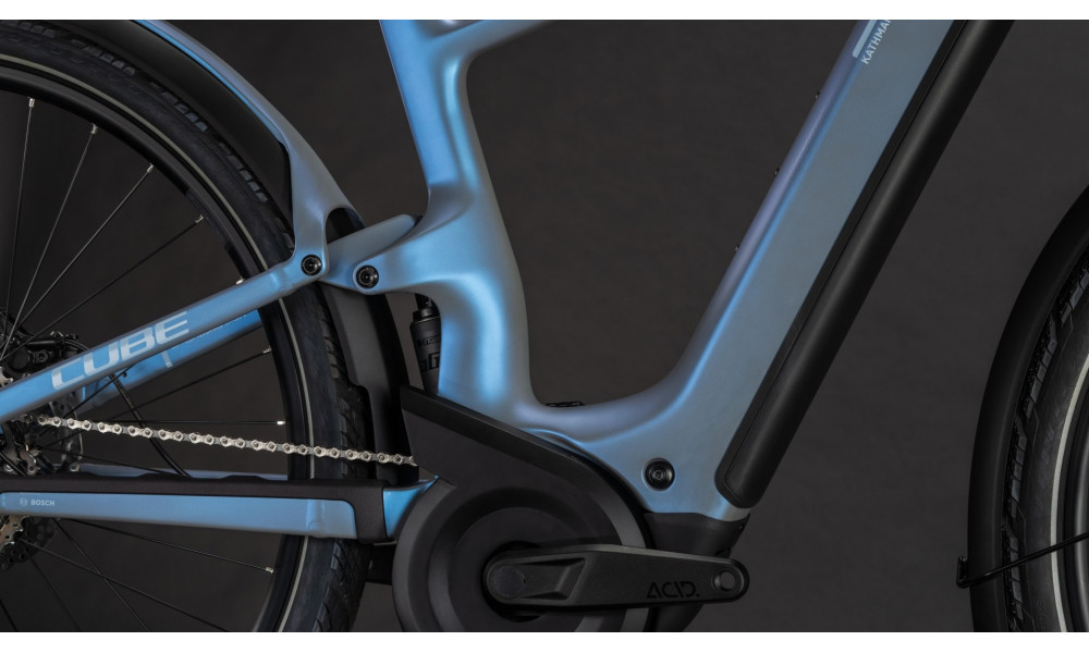 Elektrinis dviratis Cube Kathmandu Hybrid ONE11 HPC Pro 800 hazeblue'n'blue 2026 - 3