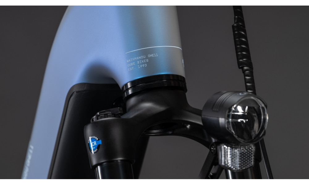 Elektrinis dviratis Cube Kathmandu Hybrid ONE11 HPC Pro 800 Easy Entry hazeblue'n'blue 2026 - 2