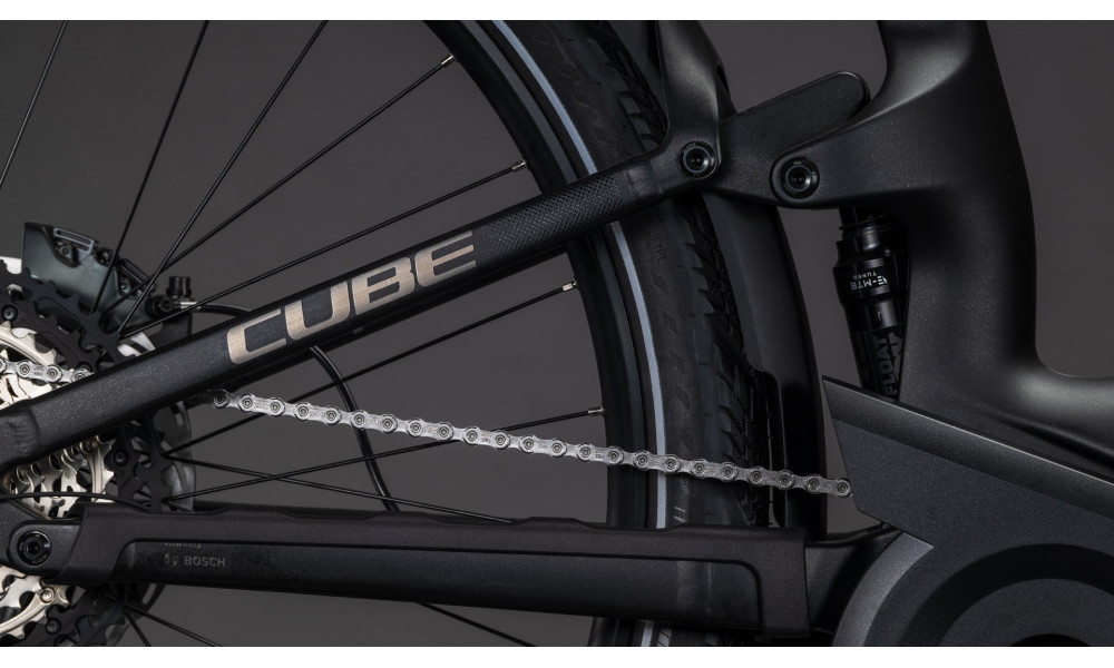 Elektrinis dviratis Cube Kathmandu Hybrid ONE11 HPC SLT 800 Easy Entry carbon'n'silverdust 2026 - 2