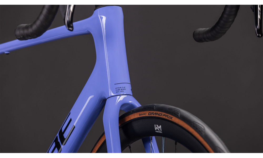 Dviratis Cube Attain C:62 SLX lucidlilac'n'black 2026 - 2