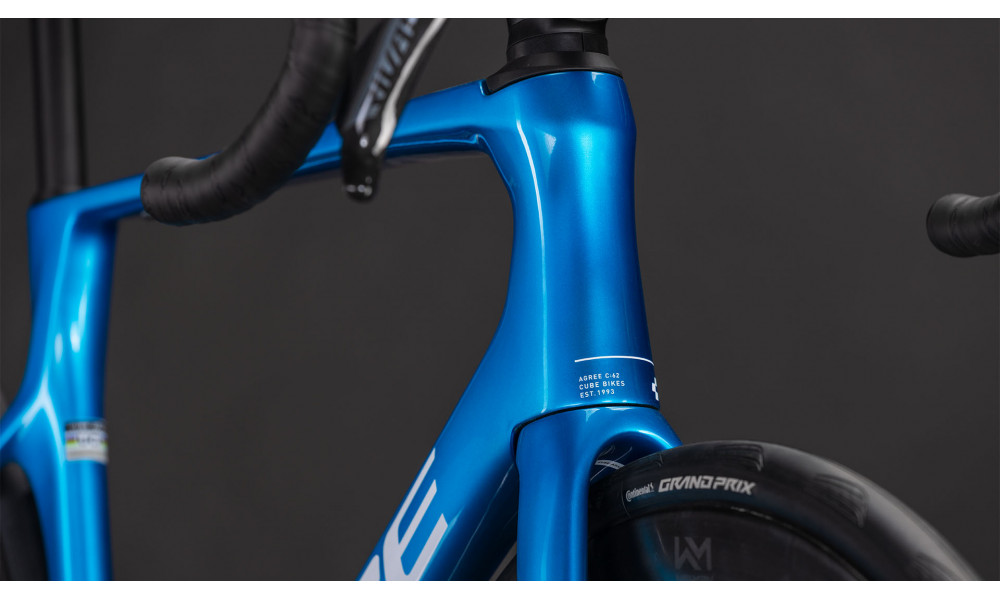 Dviratis Cube Agree C:62 EX topasblue'n'white 2026 - 2