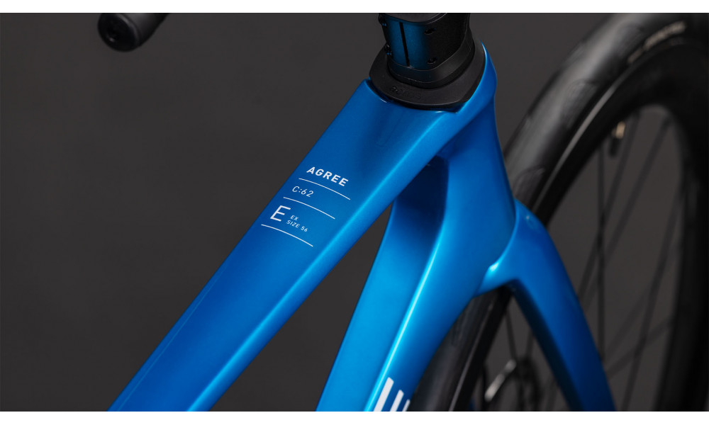 Dviratis Cube Agree C:62 EX topasblue'n'white 2026 - 6