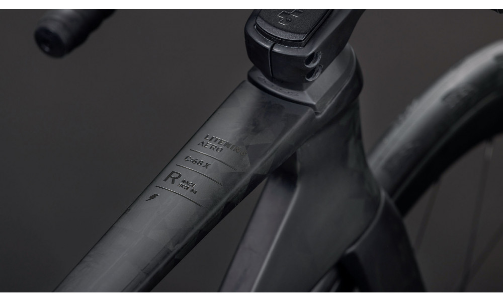 Dviratis Cube Litening AERO C:68X Race blackline 2026 - 6