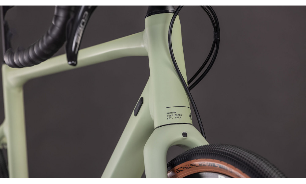 Dviratis Cube Nuroad Pro pea'n'grey 2026 - 2