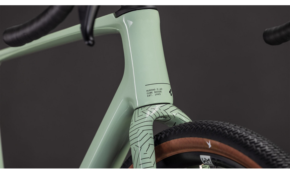 Dviratis Cube Nuroad C:62 ONE aloegreen'n'black 2026 - 2