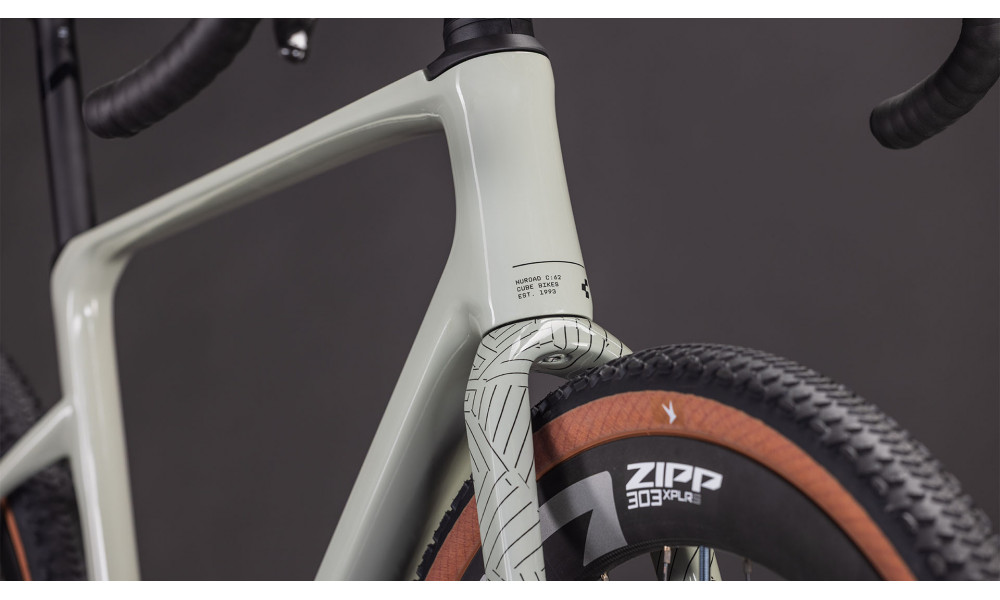 Dviratis Cube Nuroad C:62 SLX reedbeige'n'chrome 2026 - 2