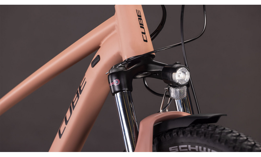 Dviratis Cube Aim SLX FE 27.5 blushrose'n'black 2026 - 2