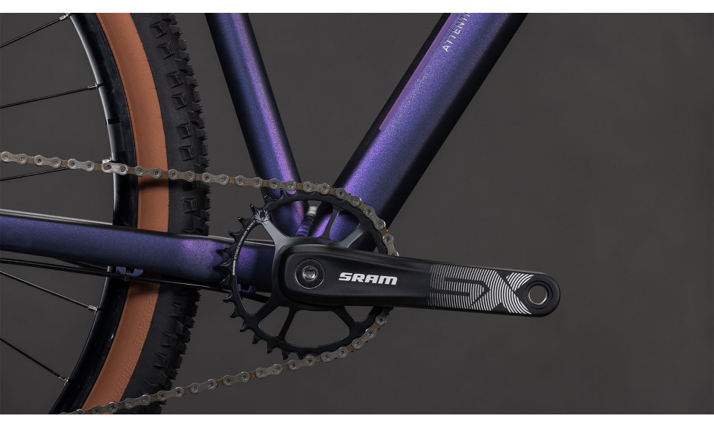 Dviratis Cube Attention SLX 29 purplegalaxy'n'black 2026 - 3