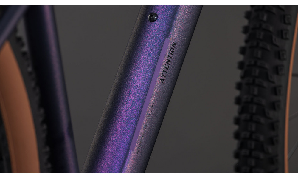 Dviratis Cube Attention SLX 29 purplegalaxy'n'black 2026 - 4