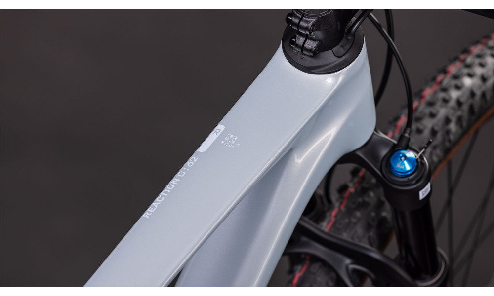 Dviratis Cube Reaction C:62 Race 29 foggrey'n'white 2026 - 7