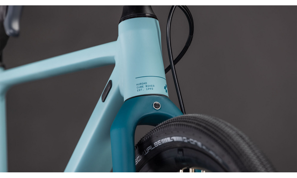 Dviratis Cube Nuroad Rookie Pro 27.5 tealgrey'n'teal 2026 - 2