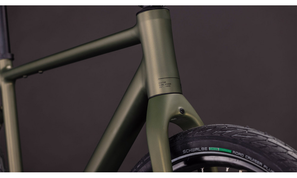 Dviratis Cube Editor ONE reedgreen'n'black 2026 - 2