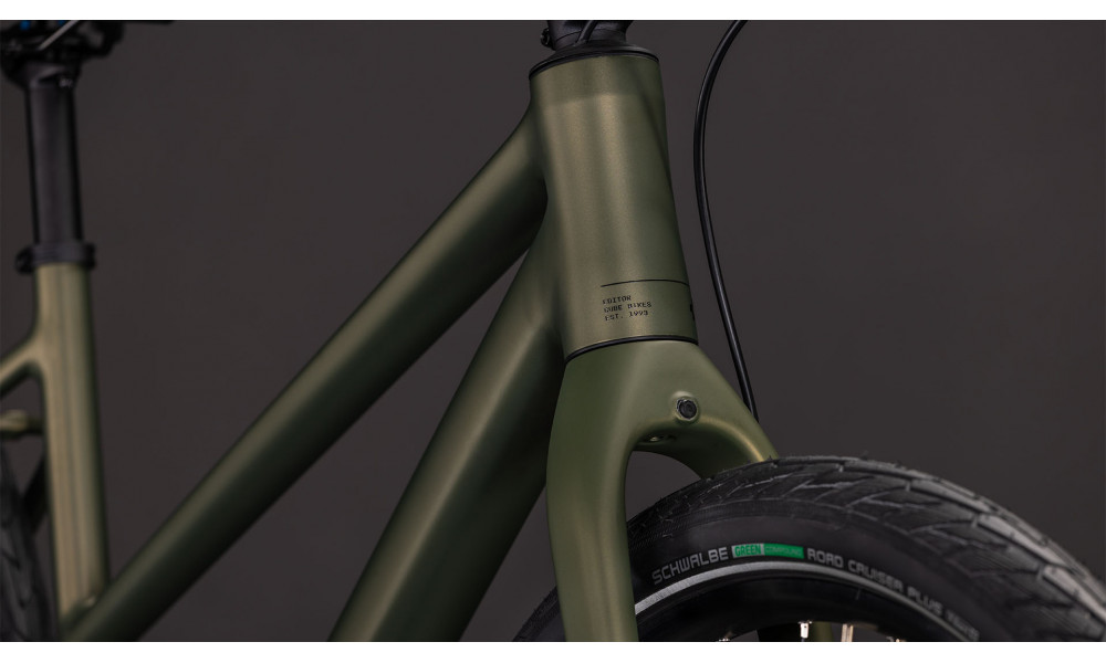 Dviratis Cube Editor ONE Trapeze reedgreen'n'black 2026 - 2