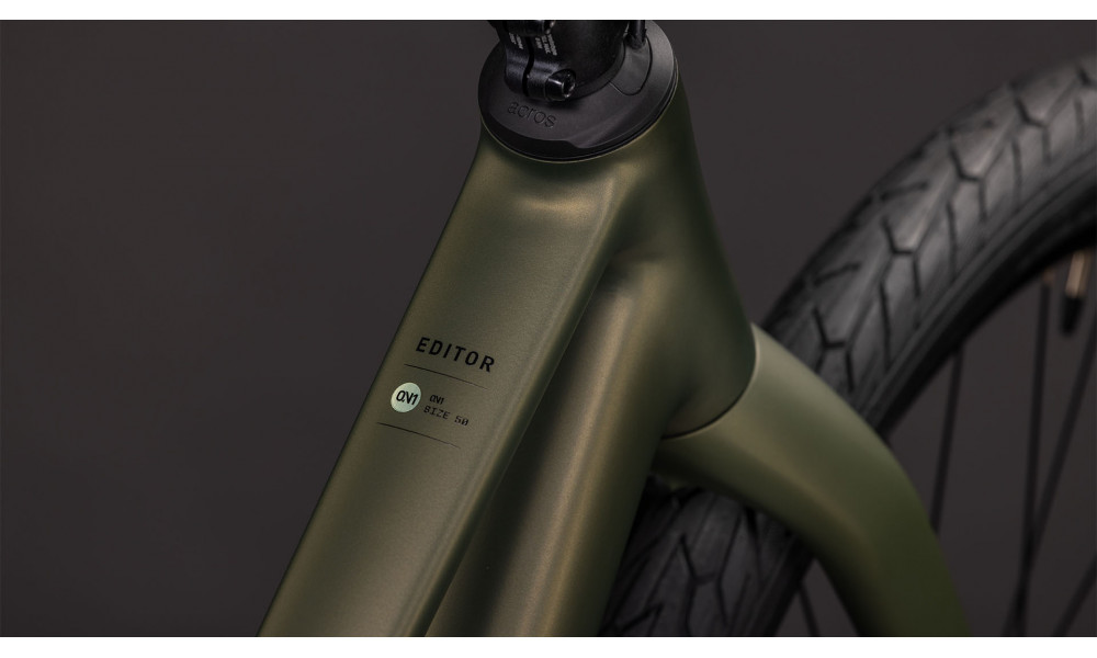 Dviratis Cube Editor ONE Trapeze reedgreen'n'black 2026 - 5