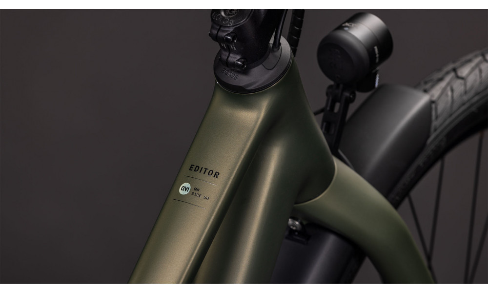 Dviratis Cube Editor ONE FE Trapeze reedgreen'n'black 2026 - 5