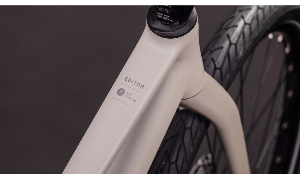 Dviratis Cube Editor Pro Trapeze oatgrey'n'grey 2026 - 6