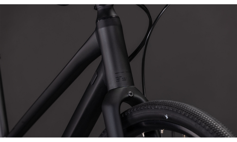 Dviratis Cube Nulane Pro Trapeze grey'n'chrome 2026 - 2