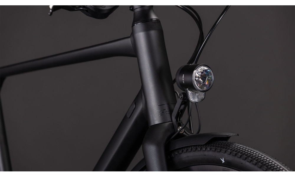 Dviratis Cube Nulane Pro FE grey'n'chrome 2026 - 2