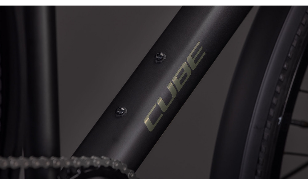 Dviratis Cube Nulane Pro FE Trapeze grey'n'chrome 2026 - 3