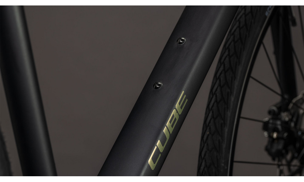 Dviratis Cube Nulane Comfort EXC grey'n'chrome 2026 - 4