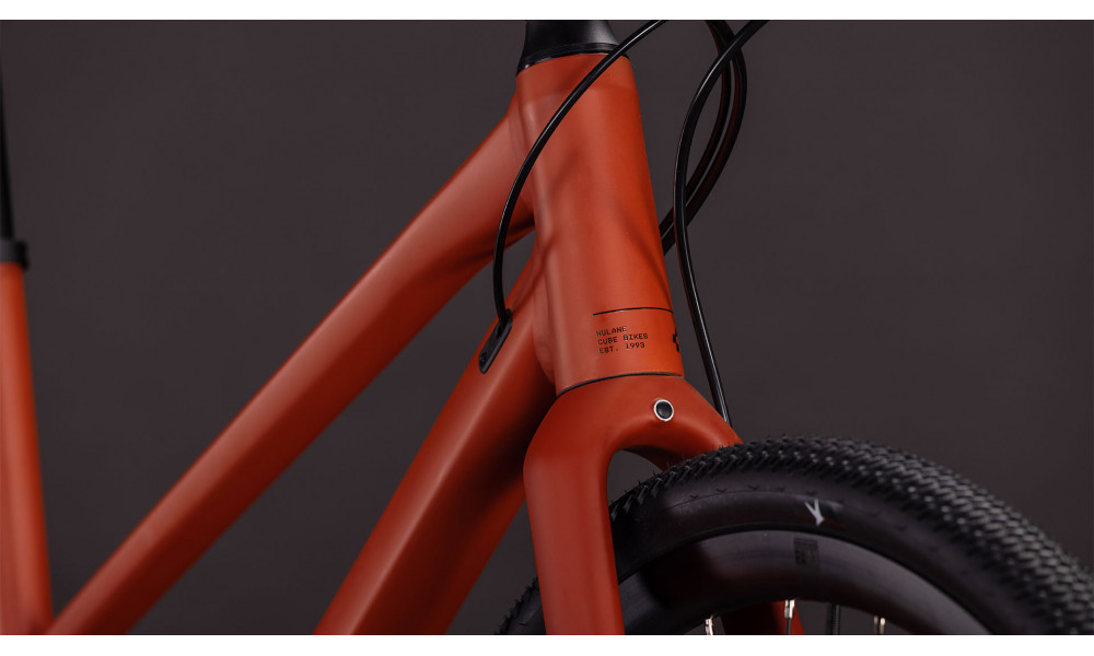 Dviratis Cube Nulane Race Trapeze amber'n'black 2026 - 2