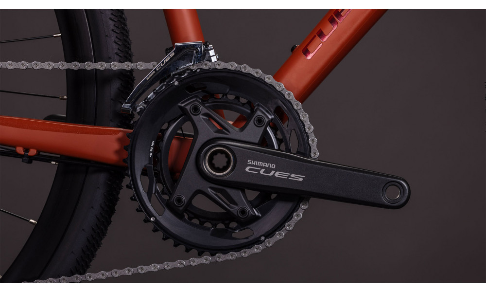 Dviratis Cube Nulane Race Trapeze amber'n'black 2026 - 3