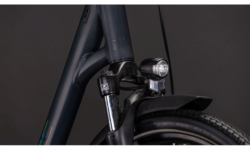 Dviratis Cube Touring ONE Easy Entry night'n'chrome 2026 - 2