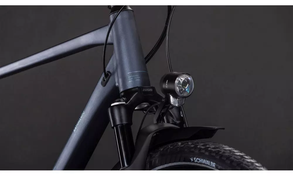 Dviratis Cube Kathmandu EXC metallicgrey'n'chrome 2026 - 2