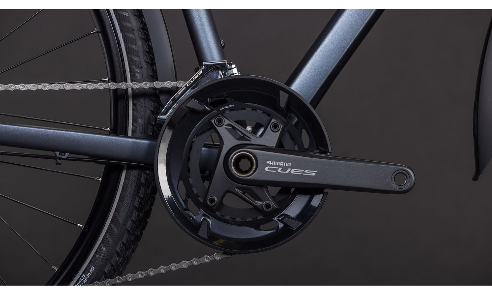 Dviratis Cube Kathmandu EXC metallicgrey'n'chrome 2026 - 4