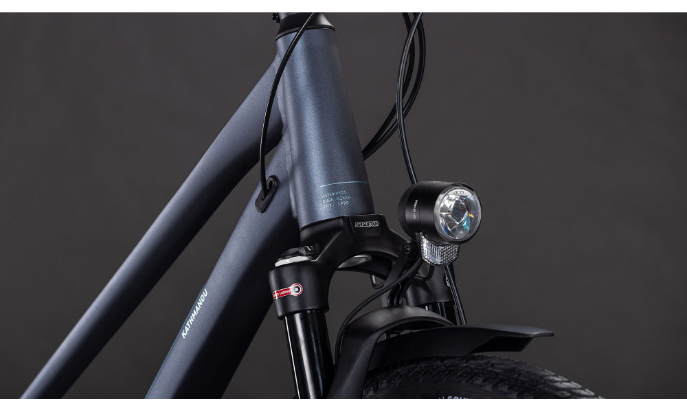 Dviratis Cube Kathmandu EXC Trapeze metallicgrey'n'chrome 2026 - 2