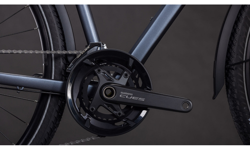 Dviratis Cube Kathmandu EXC Trapeze metallicgrey'n'chrome 2026 - 4