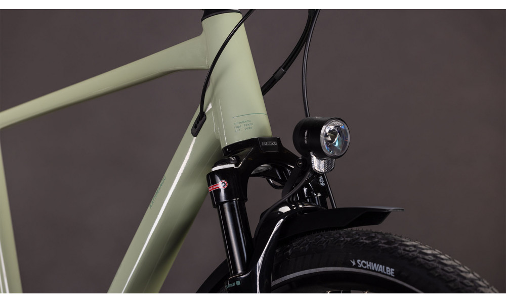 Dviratis Cube Kathmandu EXC pea'n'grey 2026 - 2