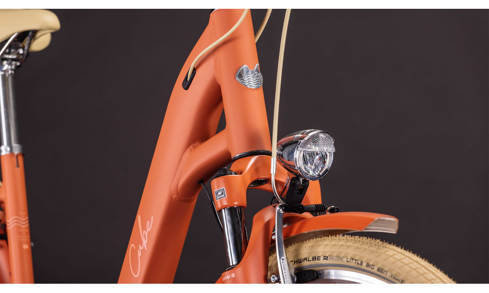 Dviratis Cube Aruba Easy Entry papaya'n'creme 2026 - 2