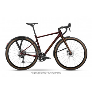 Dviratis Raymon Territ Pro Street 2026 maroonbrown-brick