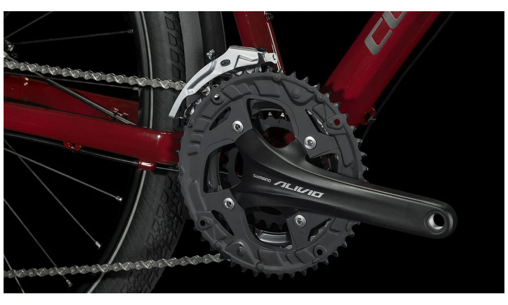 Dviratis Cube Travel mirrorred'n'black - 2