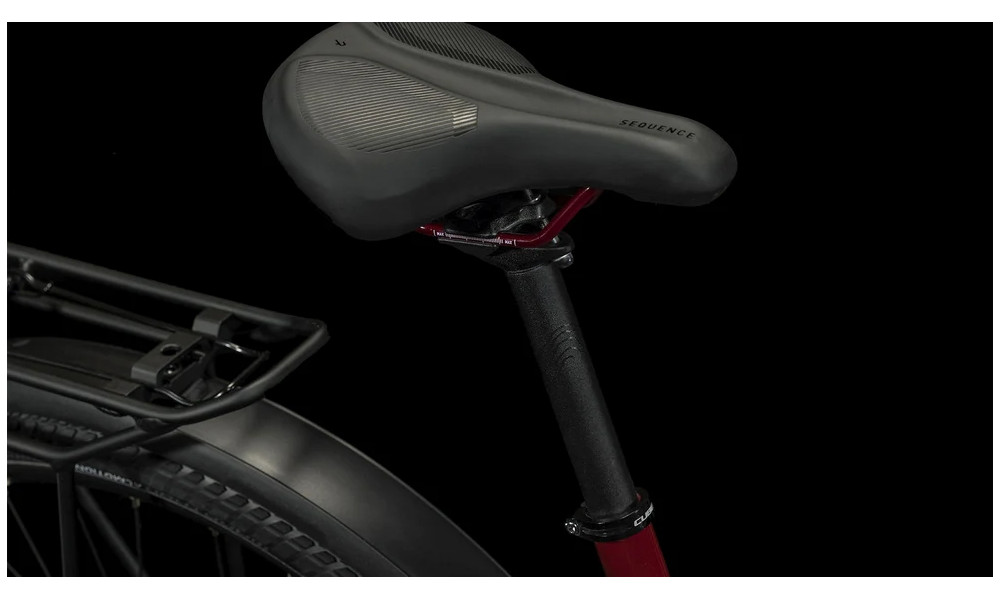 Dviratis Cube Travel mirrorred'n'black - 3