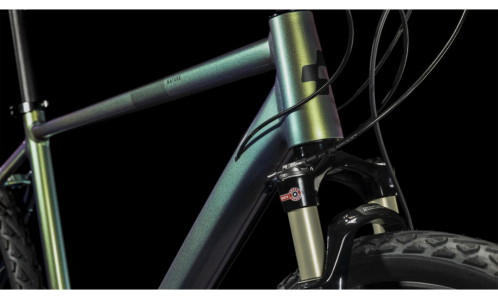 Dviratis Cube Nature EXC verde'n'black - 6