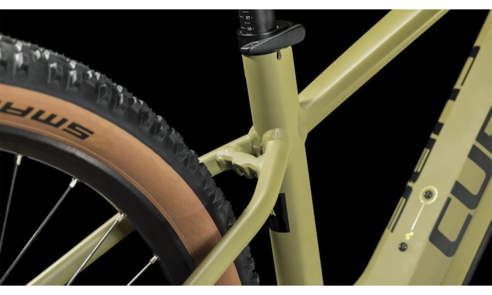 Elektrinis dviratis Cube Reaction Hybrid Race 625 29 olive'n'green - 2