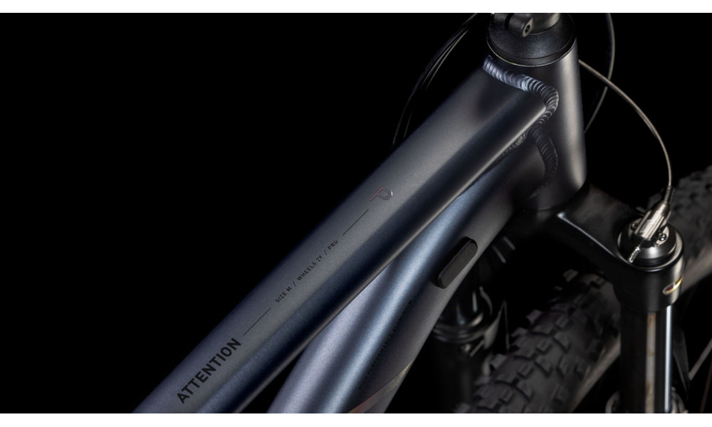 Dviratis Cube Attention Pro 27.5 metallicgrey'n'black 2025 - 3