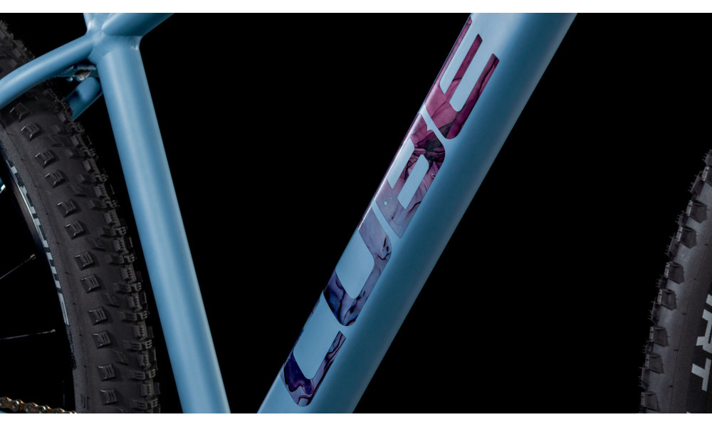 Dviratis Cube Attention SLX 27.5 pidgeonblue'n'rubyred 2025 - 3