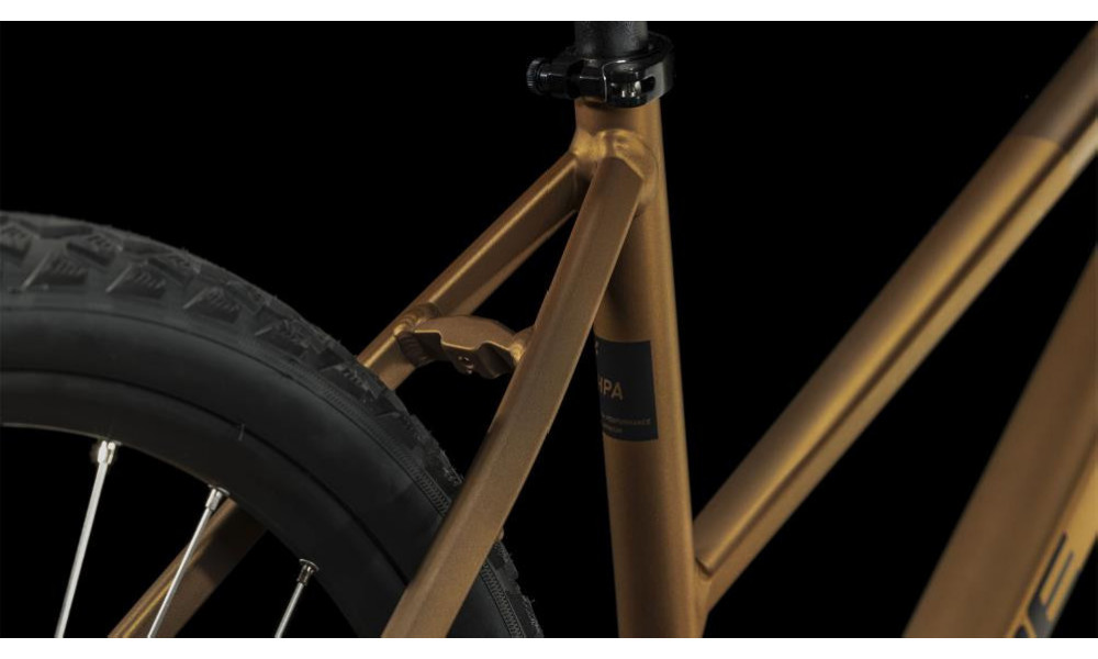 Dviratis Cube Nature Pro gold'n'black - 7