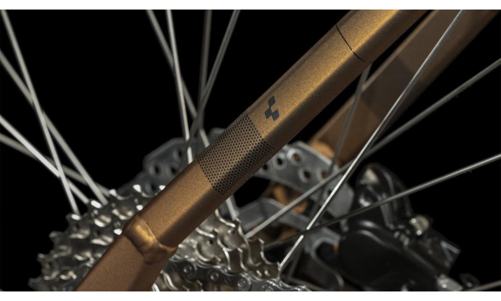 Dviratis Cube Nature Pro gold'n'black - 11