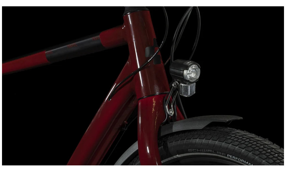 Dviratis Cube Travel mirrorred'n'black - 11