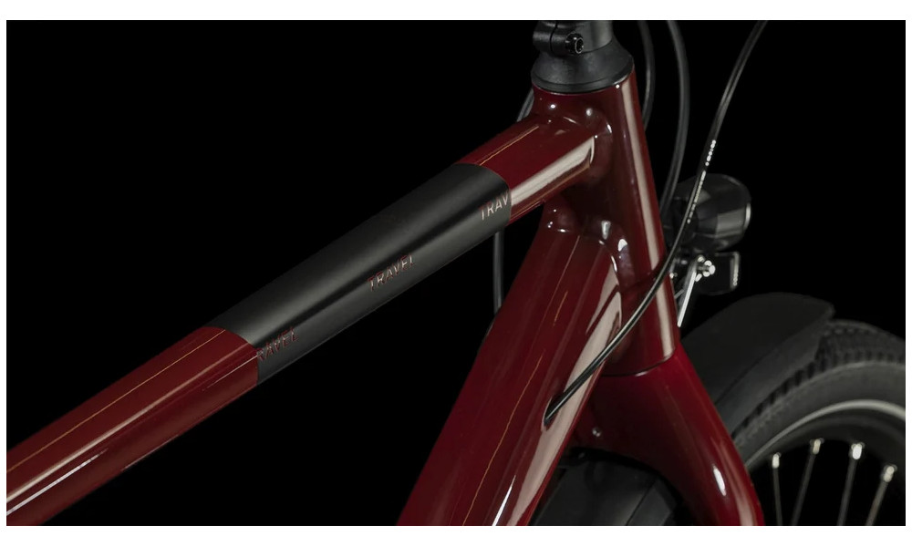 Dviratis Cube Travel mirrorred'n'black - 13