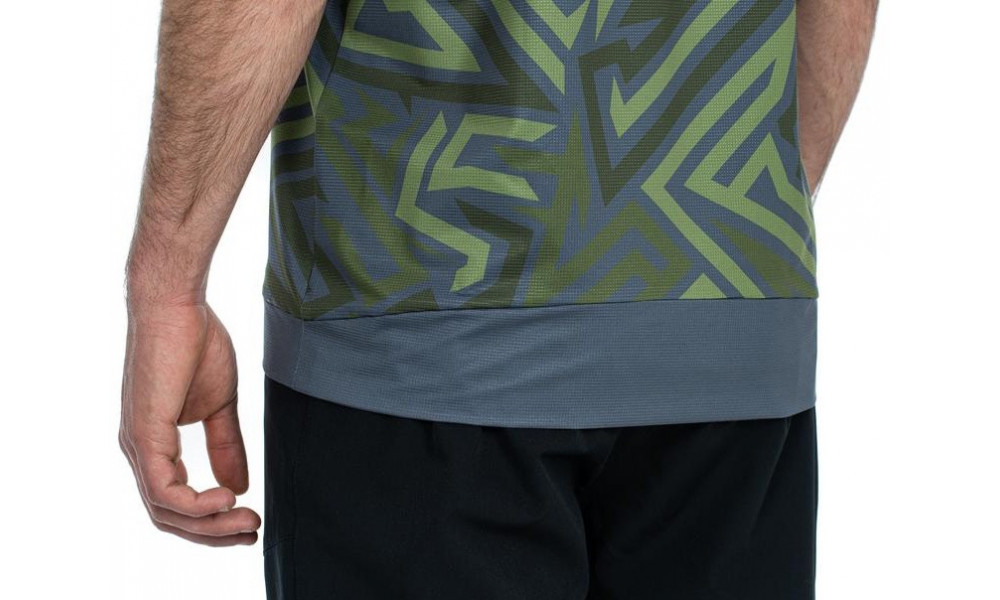 Dviratininko marškinėliai Cube ATX Round Neck TM S/S olive'n'grey - 2