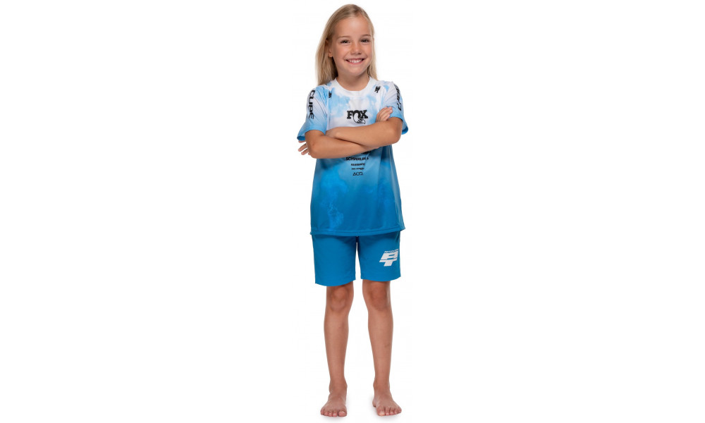 Dviratininko marškinėliai Cube MTB Rookie X Actionteam S/S black'n'blue - 3