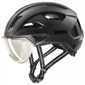 Šalmas Uvex stride visor black matt